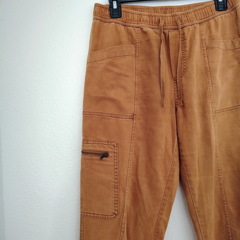 Nicole Miller Women's Ginger Capri Cargo Pants Sz 8 Waistband Lyocell/Cotton - Picture 4 of 14